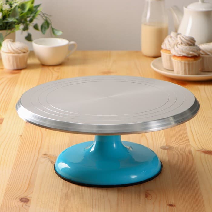 Подставка для торта вращающаяся «Лазурь», d=31 см, МИКС