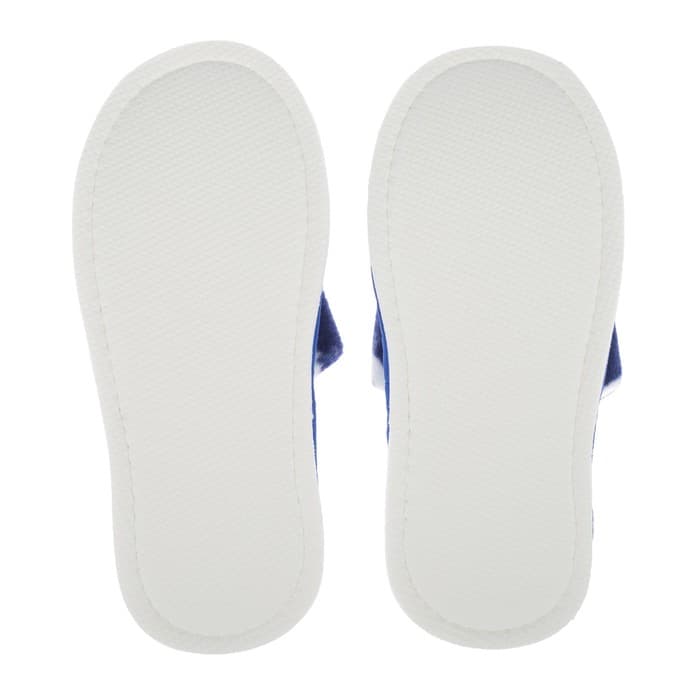 Тапки флис закрытые (синий) (р. 36/38)