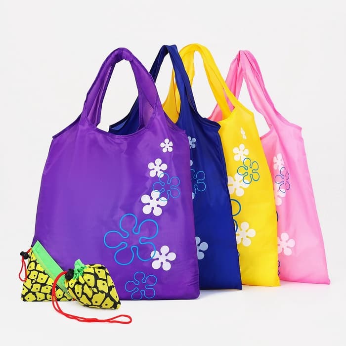 Сумка хозяйственная складная без застёжки, 38×0.5.58 см, МИКС