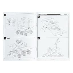 Электронный конструктор «Экспедиция на Луну», 3 варианта сборки