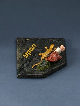 Магнит на холодильник «Урал», бесформенный, с камнем МИКС