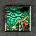 Магнит на холодильник «Срез. Малахит»