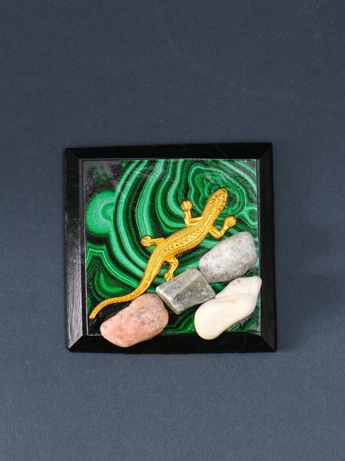 Магнит на холодильник «Срез. Малахит»