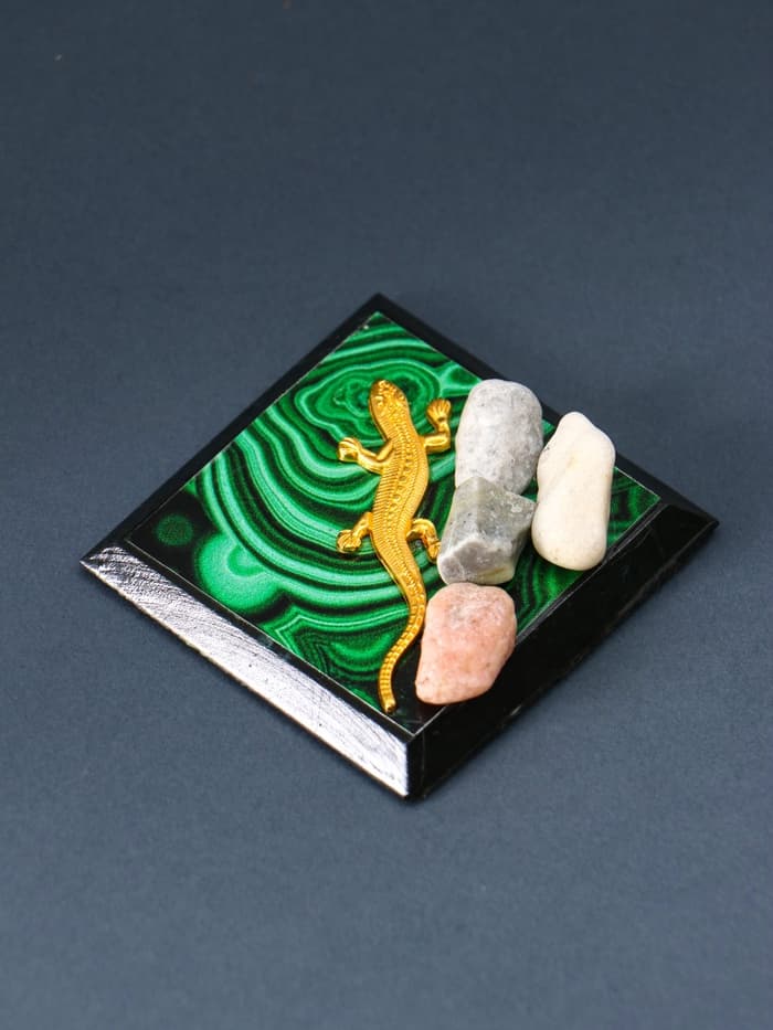 Магнит на холодильник «Срез. Малахит»