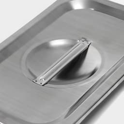 Крышка к гастроёмкости GN 1/4 Hanna Knövell, 26.5×16.5 см толщина 0.6 мм, нержавеющая сталь