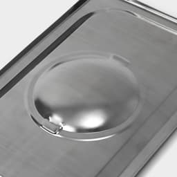 Крышка к гастроёмкости GN 1/4 Hanna Knövell, 26.5×16.5 см толщина 0.6 мм, нержавеющая сталь