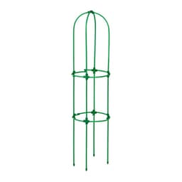 Шпалера, 135×30×1 см, металл, зелёная, «Ракета Клевер»