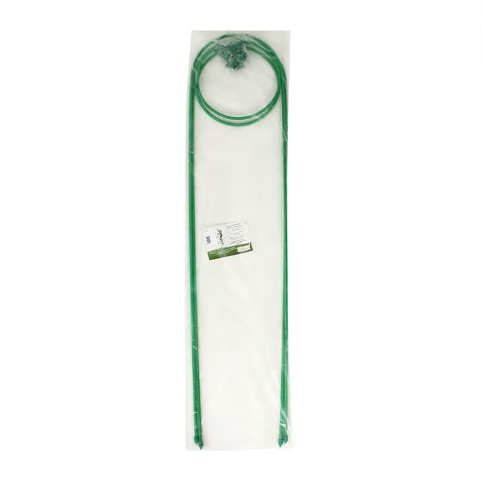 Шпалера, 135×30×1 см, металл, зелёная, «Ракета Клевер»