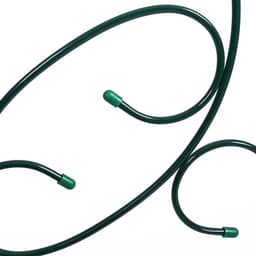 Шпалера, 217×55×1 см, металл, зелёная, «Эска»