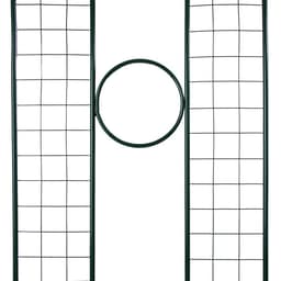 Шпалера «3 кольца», 200×48×1 см, металл, зелёная