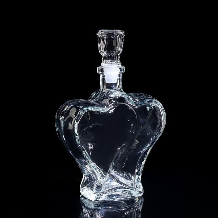 Ваза - бутылка декоративная «Фрида», для песочной церемонии, 13.3×7×16.5 см, 500 мл