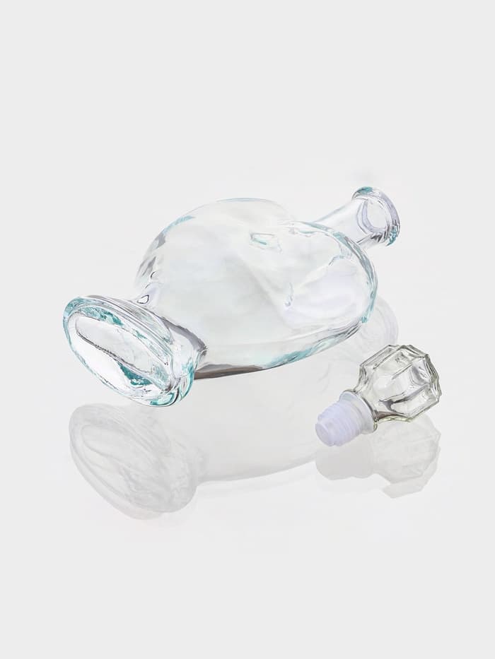 Ваза - бутылка декоративная «Сердце», для песочной церемонии, 12.5×6.5×19 см, 500 мл