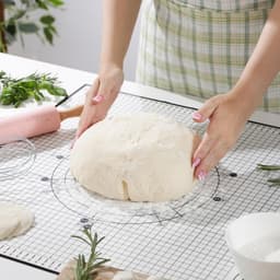 Коврик для выпечки и раскатки теста с разметкой, армированный, силикон, 60×50 см, чёрный