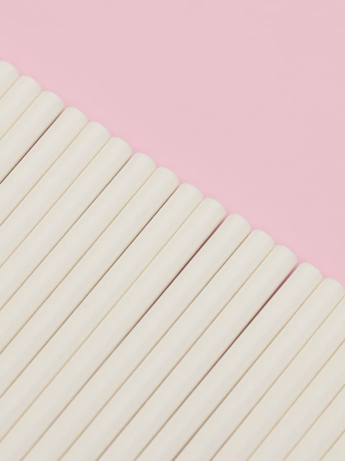 Палочки для леденцов Доляна, d=0.3 см, 10 см, набор 80 шт., пластик, белые