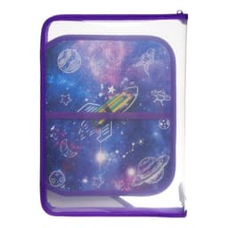 Папка для труда, А4, пластиковая, 23×32.5×2.5 см, «Ракета»