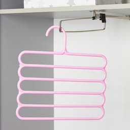 Плечики - вешалки для брюк и юбок Доляна, многоуровневая, 29.5×28.7 см, МИКС