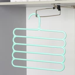 Плечики - вешалки для брюк и юбок Доляна, многоуровневая, 29.5×28.7 см, МИКС