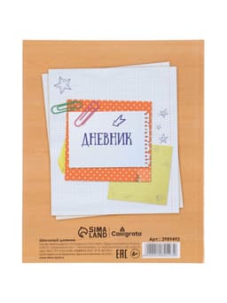 Дневник школьный для 1-11 классов, «Тетрадный лист», твёрдая обложка 7БЦ, глянцевая ламинация, 40 листов