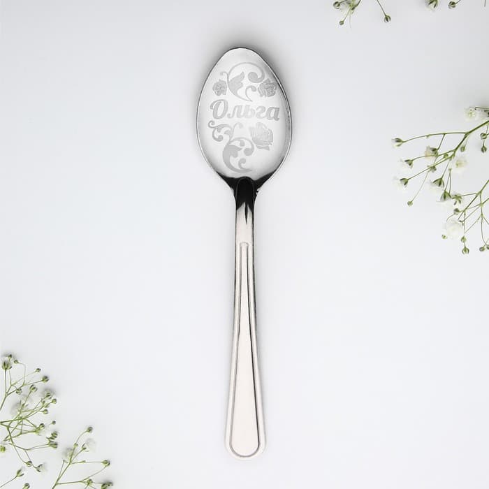 Ложка чайная именная «Ольга», 3×14 см