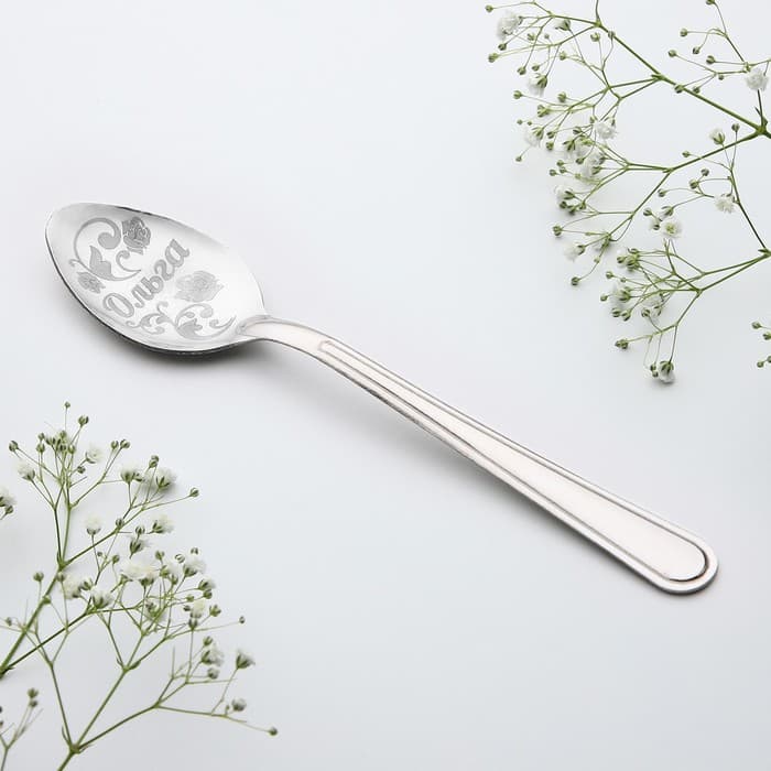 Ложка чайная именная «Ольга», 3×14 см