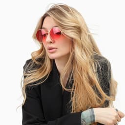 Очки солнцезащитные «OneSun. Футуристические», uv 375, линза 6×13.5 см, розовые