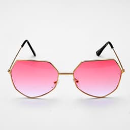 Очки солнцезащитные «OneSun. Футуристические», uv 375, линза 6×13.5 см, розовые
