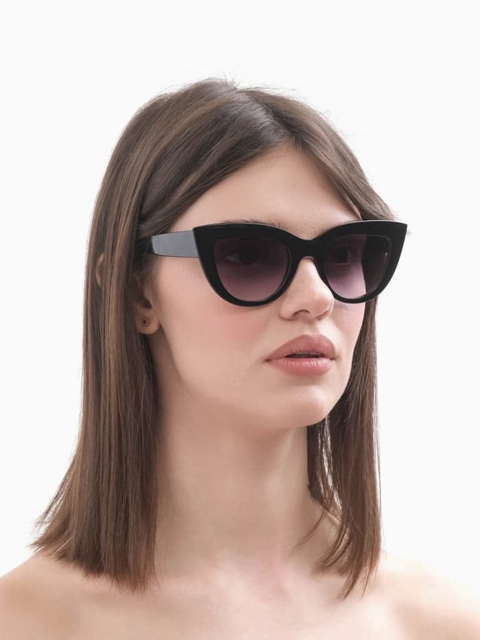 Очки солнцезащитные женские «OneSun. Кошачий глаз», uv 400, градиент, фиолетовые