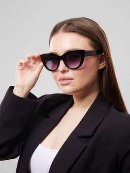 Очки солнцезащитные женские «OneSun. Кошачий глаз», uv 400, градиент, фиолетовые