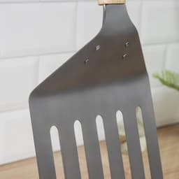 Лопата с прорезями для пиццы и коржей, 84×24×4.5 см, нержавеющая сталь