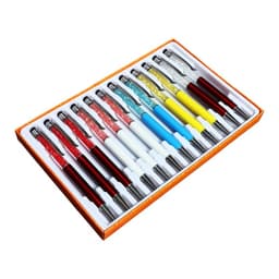 Ручка подарочная, шариковая, поворотная, со стразами и стилусом, МИКС