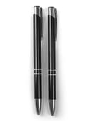 Ручка под логотип Calligrata, шариковая, автоматическая, синий стержень, узел 0.7 мм, корпус чёрный