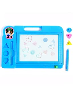 Доска магнитная с цветной крошкой, 3 штампика в комплекте, МИКС