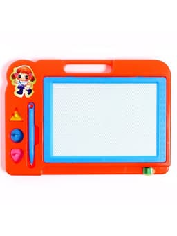 Доска магнитная с цветной крошкой, 3 штампика в комплекте, МИКС