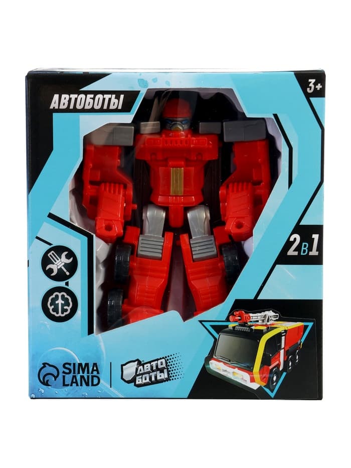 Робот - машинка «Пожарный», быстрая трансформация
