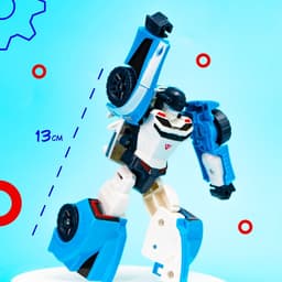 Робот - машинка «Полицейский», быстрая трансформация