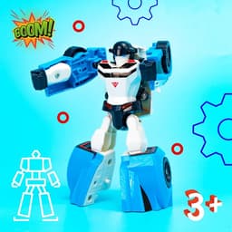 Робот - машинка «Полицейский», быстрая трансформация