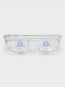 Мыльница на присосках Bath Collection, пластик, 13×10×3 см, прозрачная