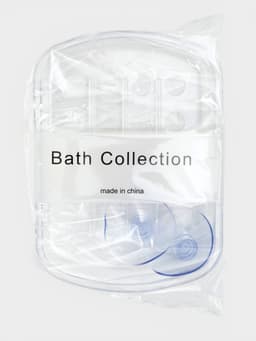 Мыльница на присосках Bath Collection, пластик, 13×10×3 см, прозрачная