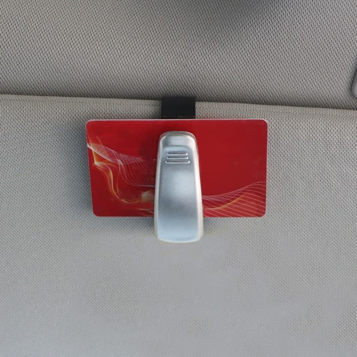 Держатель очков, зажим, пластик, хром