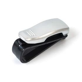 Держатель очков, зажим, пластик, хром