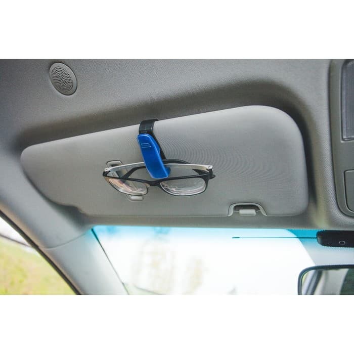 Держатель для очков TORSO, зажим, синий