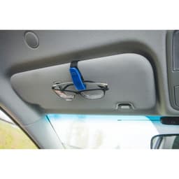 Держатель для очков TORSO, зажим, синий