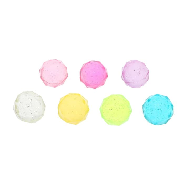 Мяч каучуковый «Кристалл», 2.5 см, МИКС