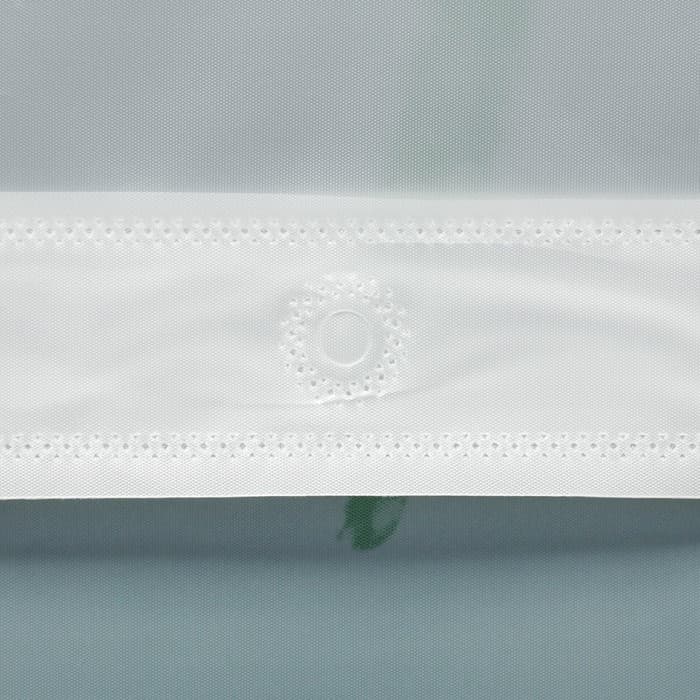 Штора для ванной Доляна «Синие маки», 180×180 см, EVA