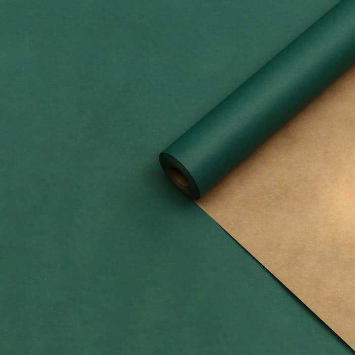 Бумага упаковочная крафт «Мокрый тропический лес», 0.68×10 ±5% м, 70 г