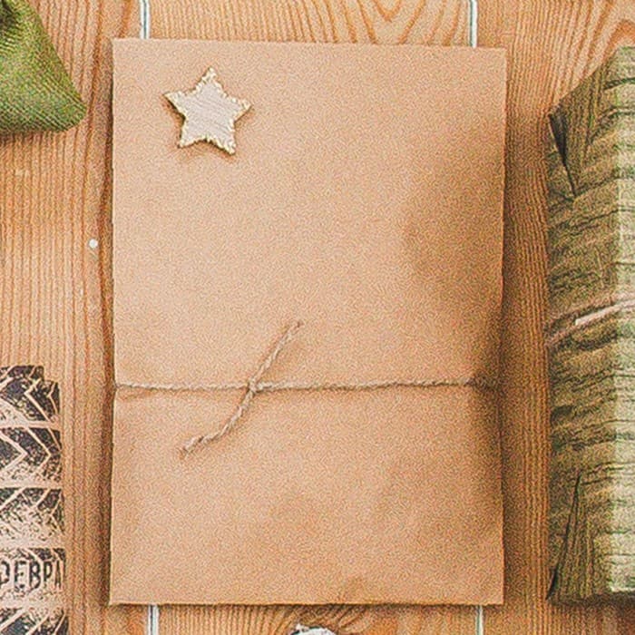 Бумага упаковочная крафт без печати, для обёртки и упаковки, 70 г/м², 0.70×10 м