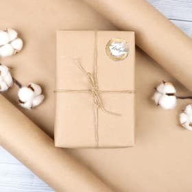 Бумага упаковочная крафт без печати, для обёртки и упаковки, 70 г/м², 0.70×10 м