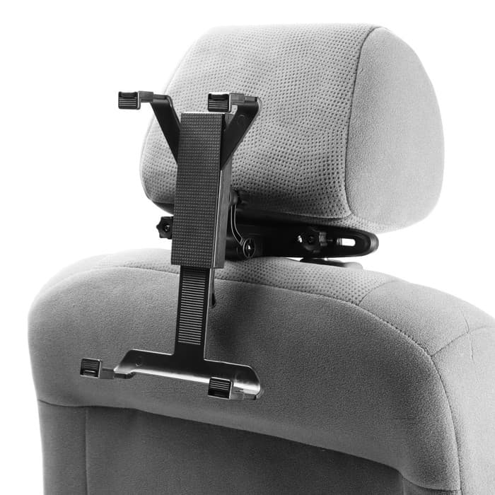 Держатель для планшета TORSO на подголовник в авто, раздвижной до 20 см, ширина захватов 6-10 см