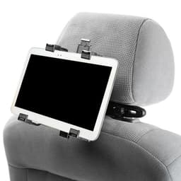 Держатель для планшета TORSO на подголовник в авто, раздвижной до 20 см, ширина захватов 6-10 см