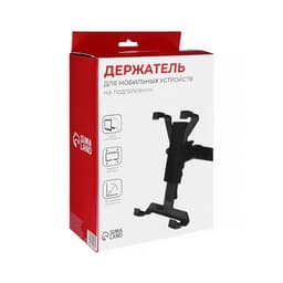 Держатель для планшета TORSO на подголовник в авто, раздвижной до 20 см, ширина захватов 6-10 см